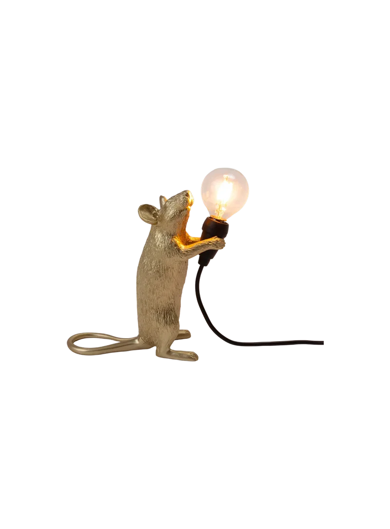 Lámpara Mouse Step En Oro