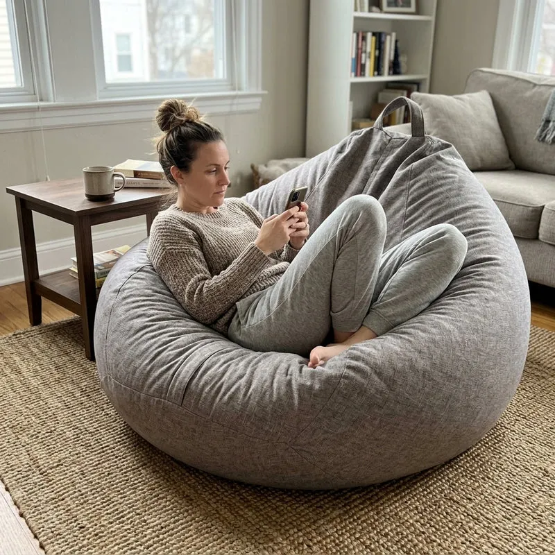 Pure Colors Modern Bean Bags
