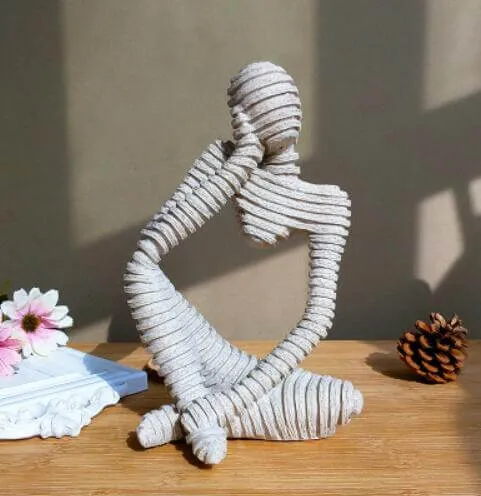 Creative European Thinking Character Sculpture Home Decoration
