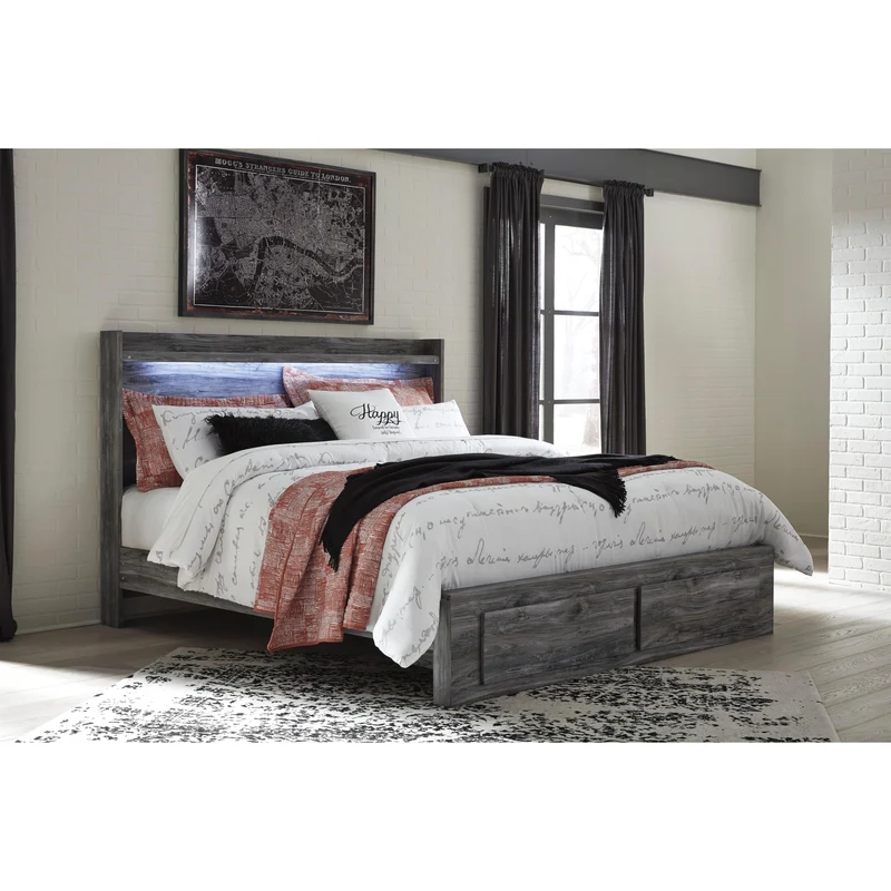 Signature Design by Ashley Baystorm King Panel Bed with Storage B221-58/B221-56S/B221-95/B100-14