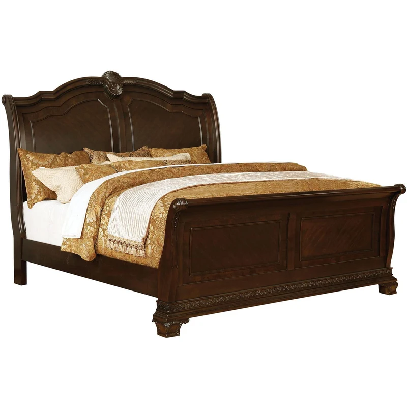 Furniture of America Isidora Queen Sleigh Bed CM7799CH-Q-BED