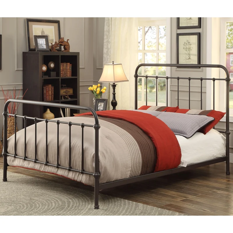 Furniture of America Iria Twin Metal Bed CM7701GM-T