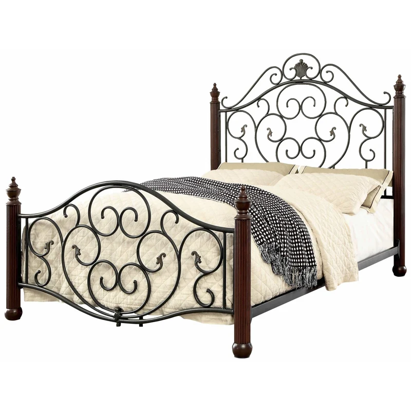 Furniture of America Lucia Twin Metal Bed CM7688T