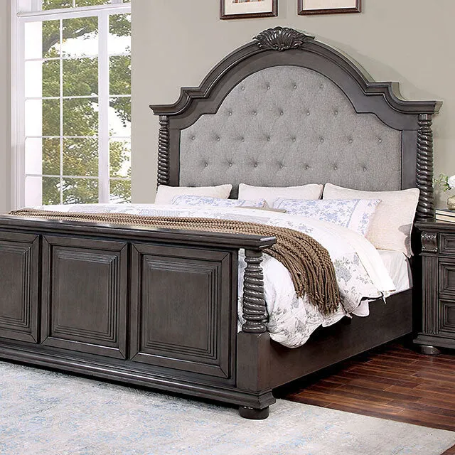 Furniture of America Esperia King Bed CM7711GY-EK-BED