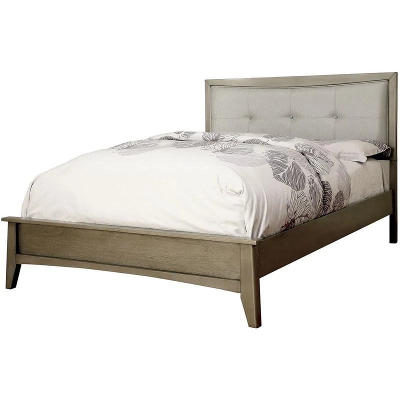 Furniture of America Snyder California King Upholstered Platform Bed CM7782CK-BED