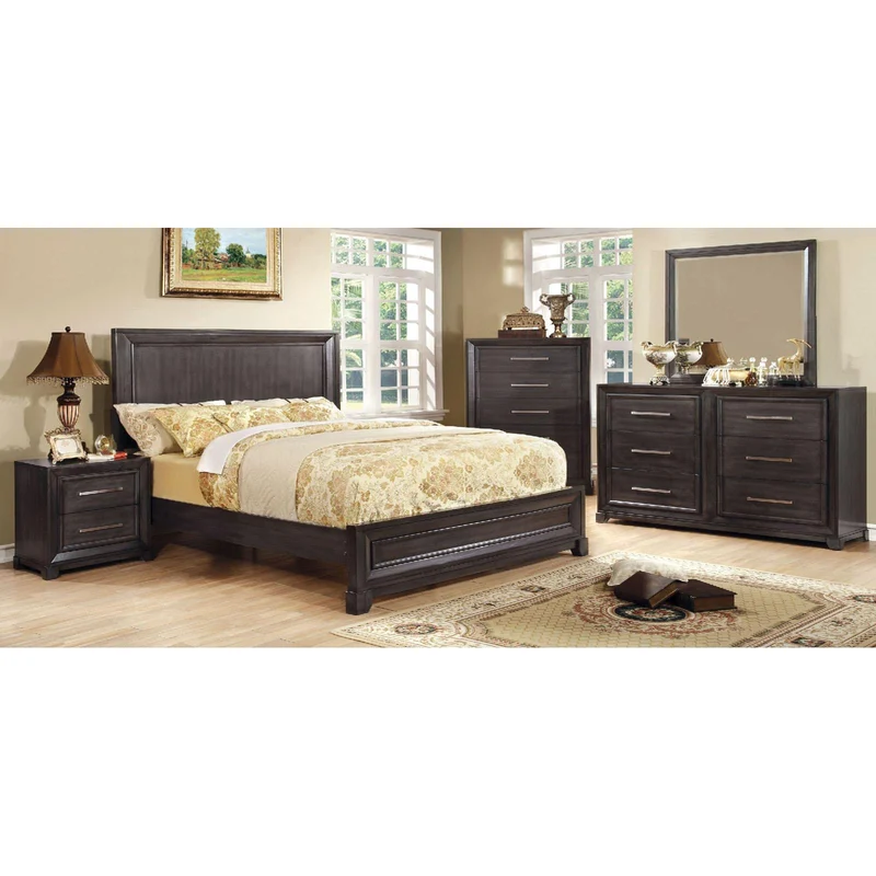 Furniture of America Bradley Queen Panel Bed CM7780Q-BED