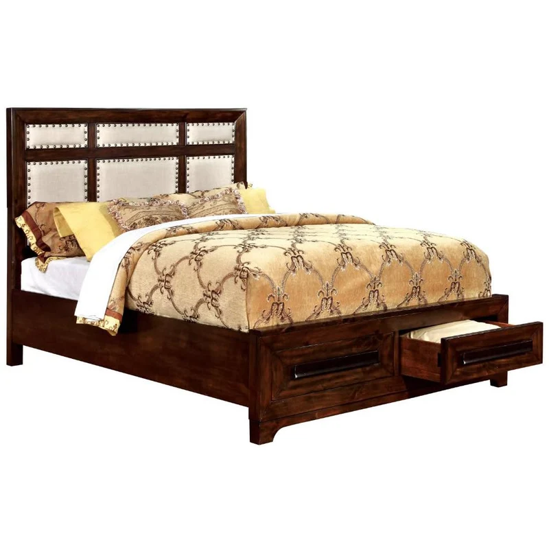 Furniture of America Orlaith King Panel Bed CM7697EK-BED