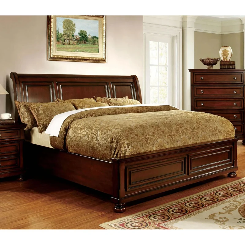 Furniture of America Northville California King Sleigh Bed CM7682CK-BED