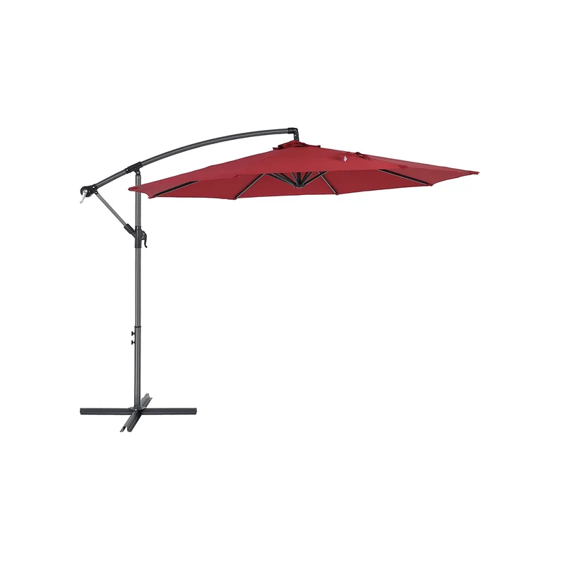 Parasol de Jardín con Base Manivela
