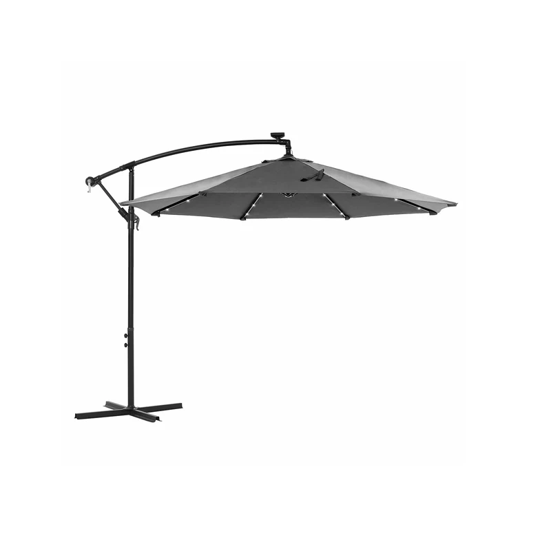 Parasol Excéntrico de Jardín con Base