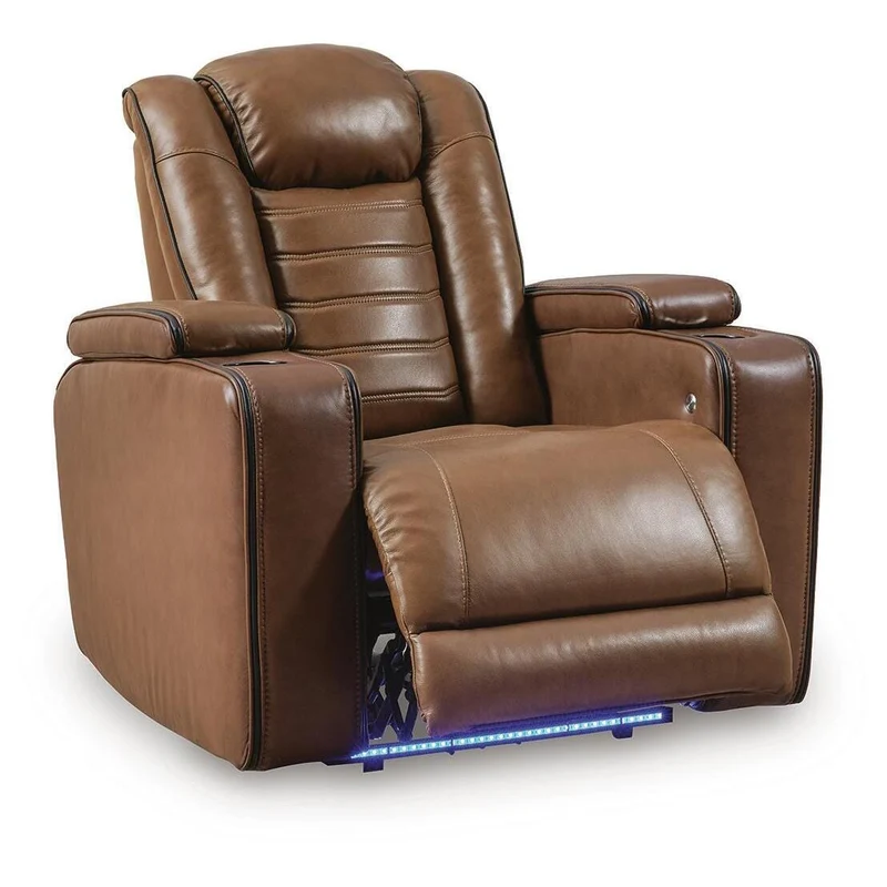 Signature Design by Ashley Gruaro PCU1420013 Power Recliner with Adjustable Headrest