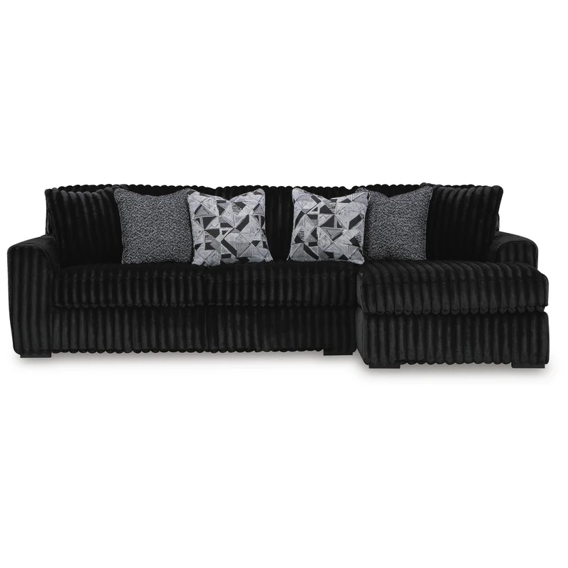 Signature Design by Ashley Midnight-Madness 98103S16 3 pc Sectional with Chaise