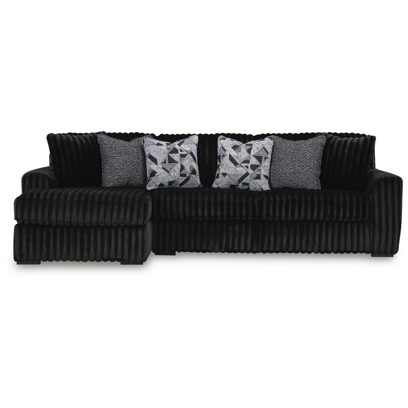 Signature Design by Ashley Midnight-Madness 98103S15 3 pc Sectional with Chaise