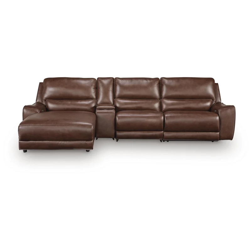 Signature Design by Ashley DeepWakes PCU62607S27 4 pc Reclining Sectional with Chaise and Storage Console