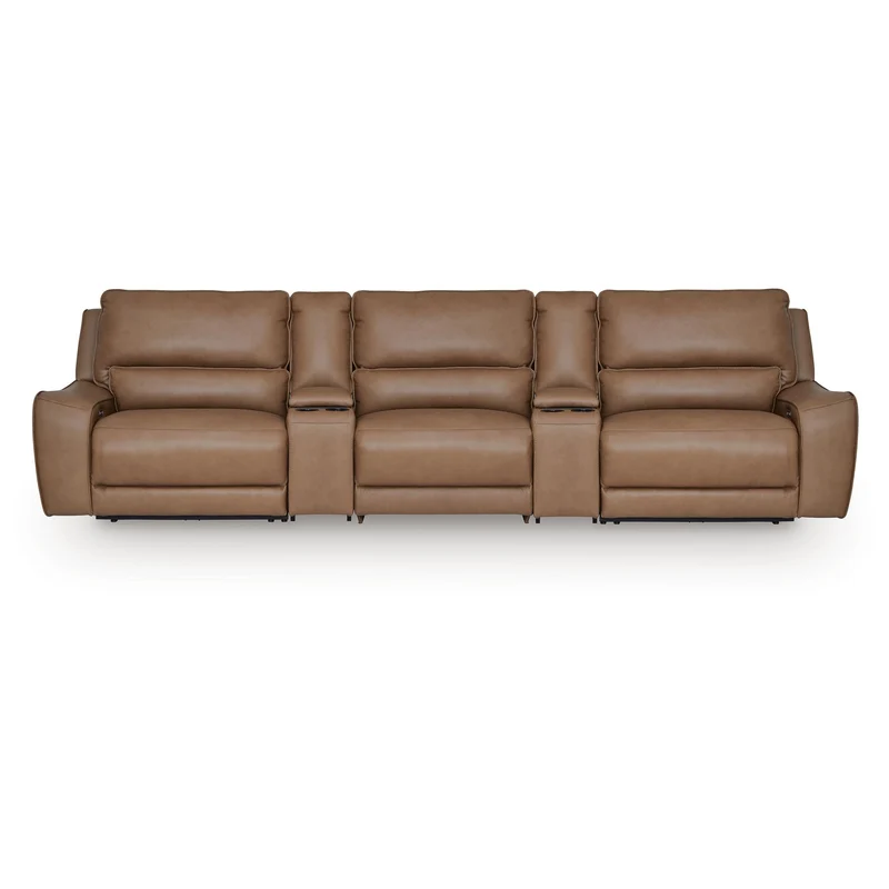 Signature Design by Ashley DeepWakes PCU62606S39 5 pc Reclining Sectional with Storage Consoles
