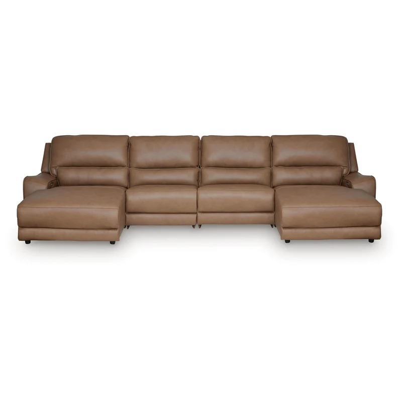Signature Design by Ashley DeepWakes PCU62606S37 4 pc Reclining Sectional with Double Chaise
