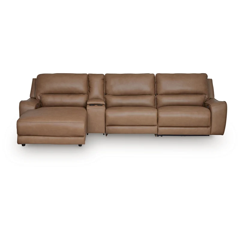 Signature Design by Ashley DeepWakes PCU62606S27 4 pc Reclining Sectional with Chaise and Storage Console
