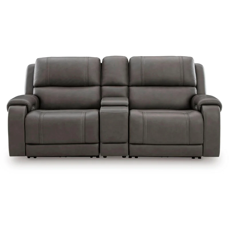 Signature Design by Ashley 5Z - Pittson PCU12600S2 3 pc Power Reclining Sectional Loveseat with Console