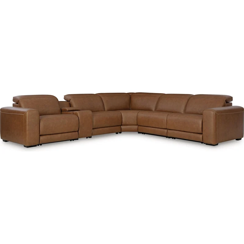 Signature Design by Ashley Magic Man Power Reclining Leather Match 6 pc Sectional PCU1070031/PCU1070046A/PCU1070057/PCU1070058/PCU1070062/PCU1070077