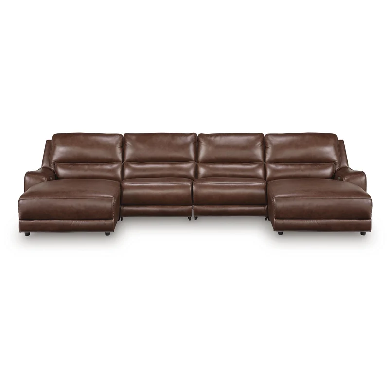 Signature Design by Ashley DeepWakes PCU62607S37 4 pc Reclining Sectional with Double Chaise