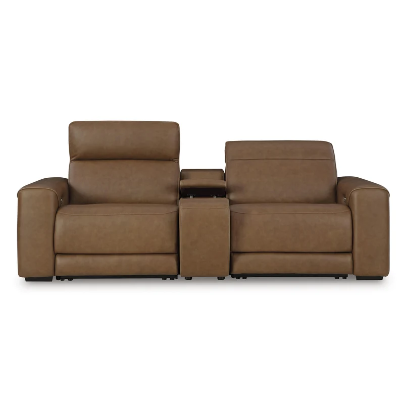 Signature Design by Ashley Magic Man PCU10700S3 2 pc Power Reclining Sectional Loveseat with Console