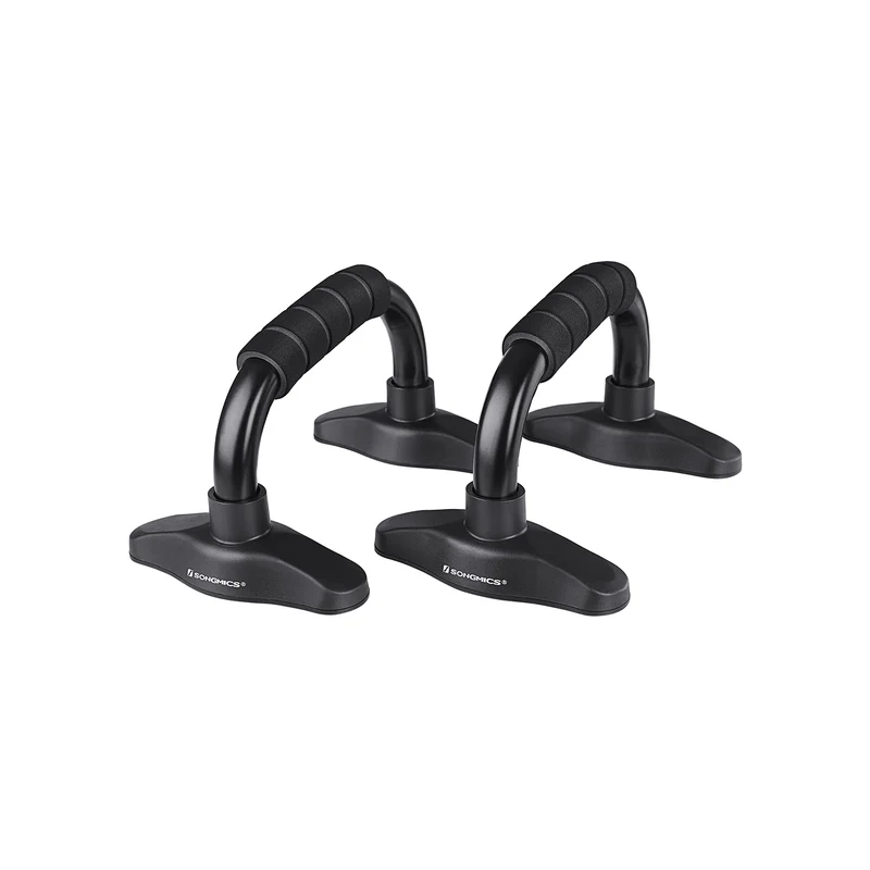 1 Par de Manija Push up de Acero Negro