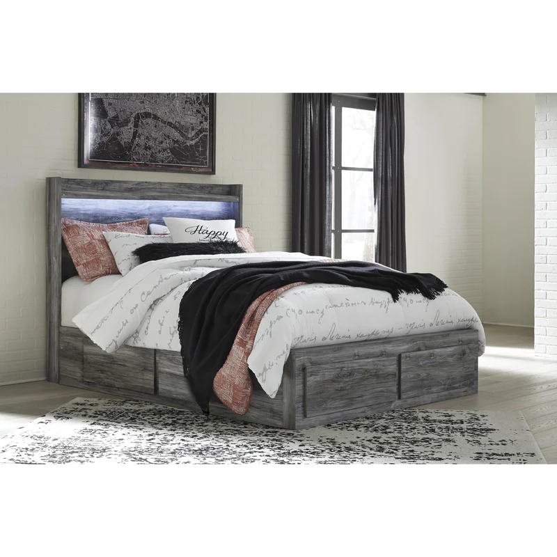 Signature Design by Ashley Baystorm B221B13 Queen Panel Bed with 4 Storage Drawers