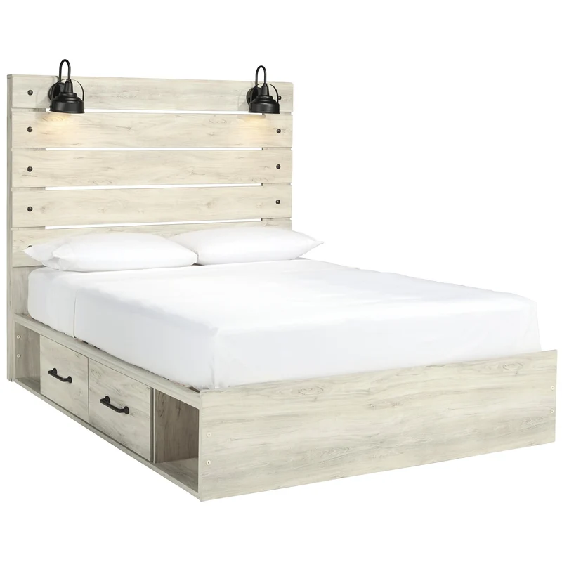 Signature Design by Ashley Cambeck Queen Panel Bed with Storage B192-57/B192-54/B192-60/B192-60/B100-13