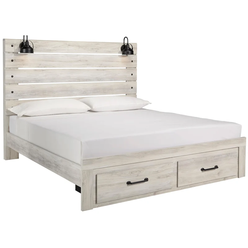 Signature Design by Ashley Cambeck King Panel Bed with Storage B192-58/B192-56S/B192-97