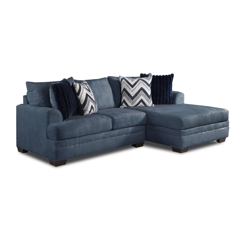 Behold Home 1312 2 pc Sectional - Pippa Navy