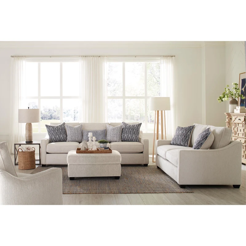 Behold Home 1125-00 Ottoman - Dakota Dove