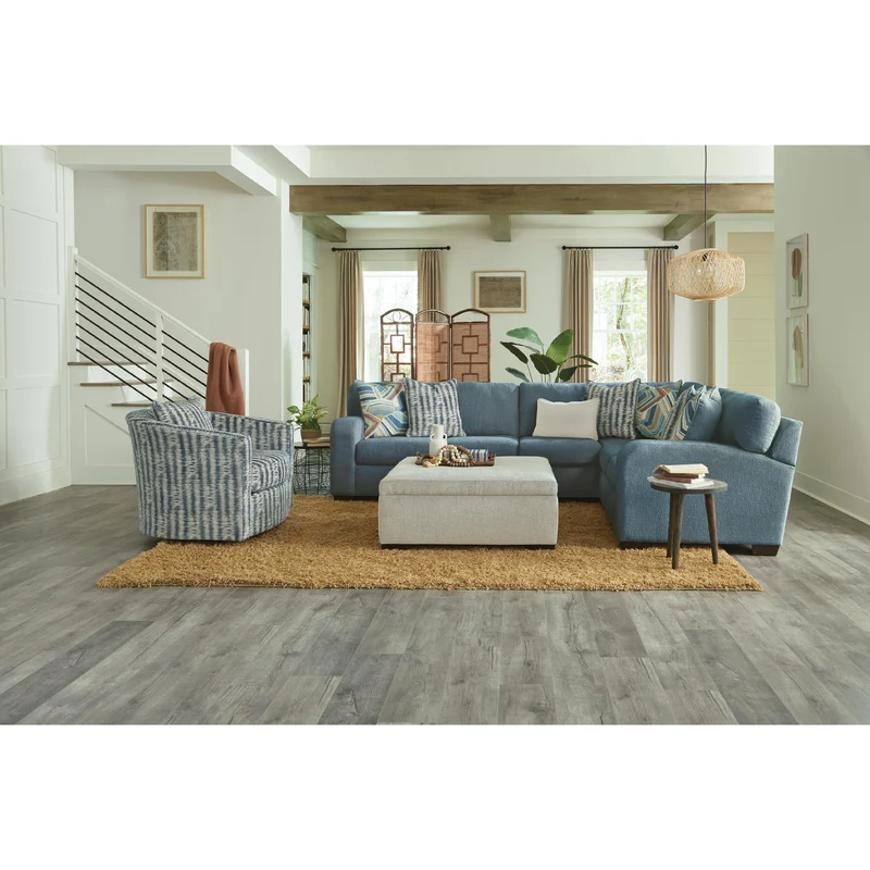 Behold Home 744-S Swivel Chair - Koda Navy