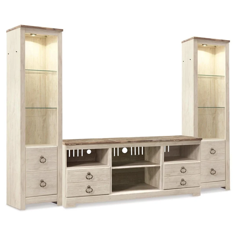 Signature Design by Ashley Willowton W267W16 3 pc Entertainment Center