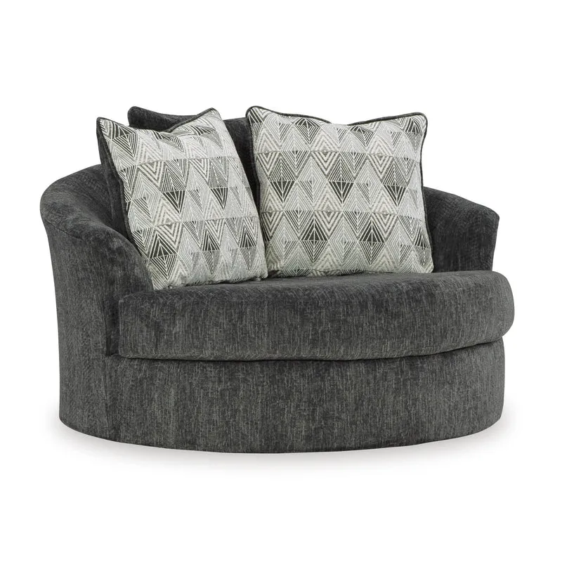Signature Design by Ashley Biddeford 3550421 Oversized Swivel Accent Chair