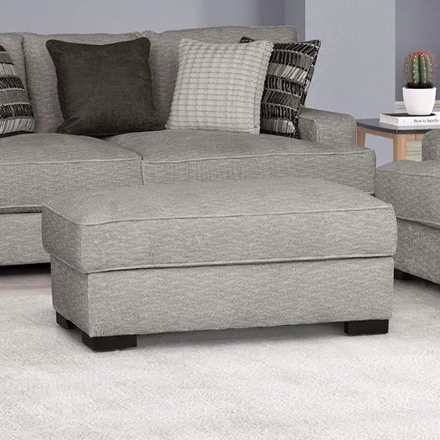 Furniture of America Ardenfold FM64201GY-OT Ottoman
