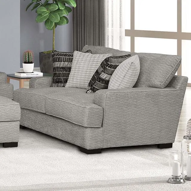 Furniture of America Ardenfold FM64201GY-LV Loveseat
