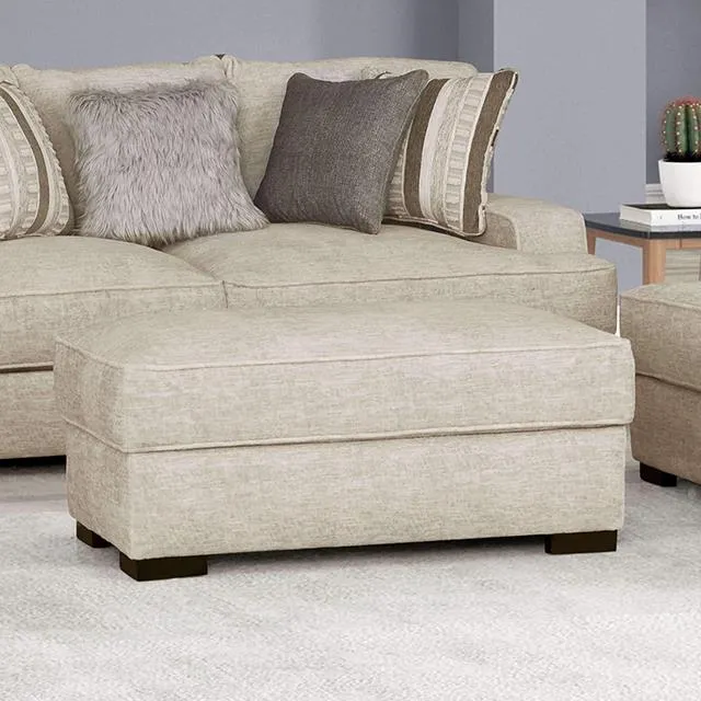 Furniture of America Ardenfold FM64201BG-OT Ottoman