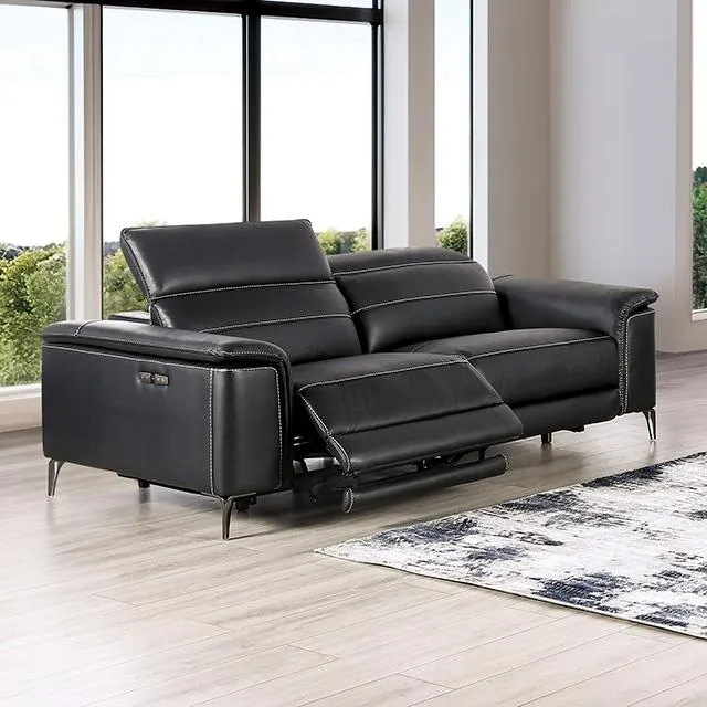 Furniture of America Ascona CM9927BK-SF-PM Power Sofa