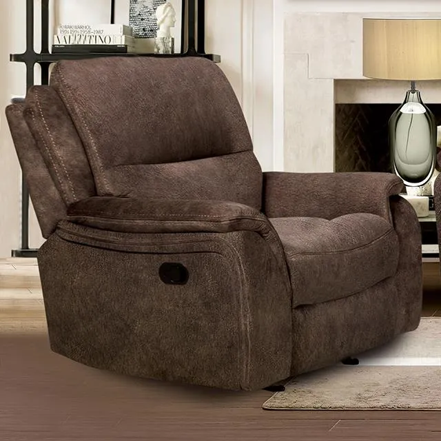 Furniture of America Henricus CM9911DB-CH Glider Recliner