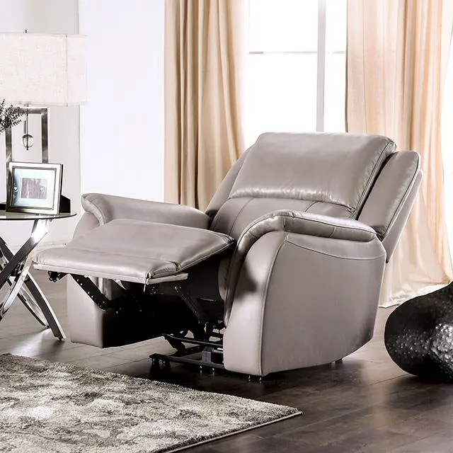 Furniture of America Gorgius CM9910ST-CH-PM Power Recliner