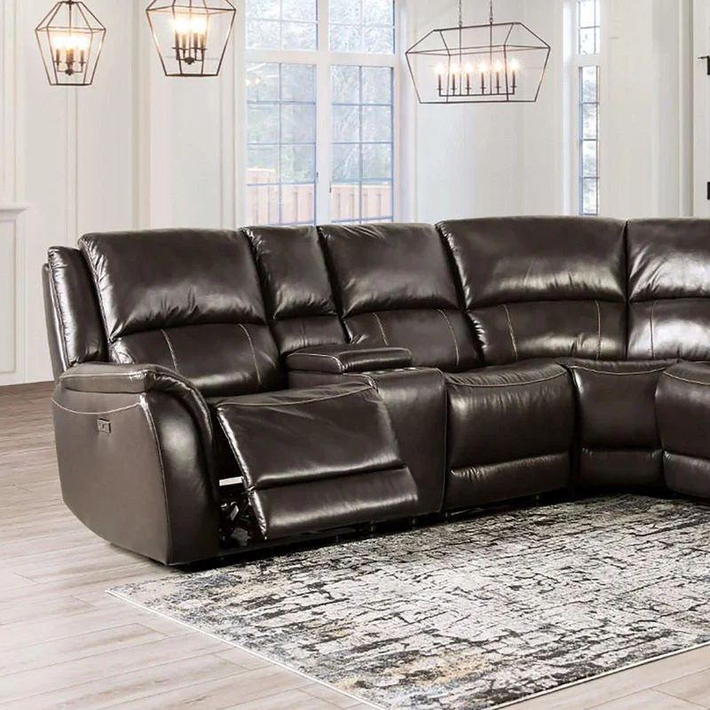 Furniture of America Gorgius CM9910ES-SECT-PM Power Sectional