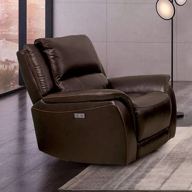 Furniture of America Gorgius CM9910ES-CH-PM Power Recliner