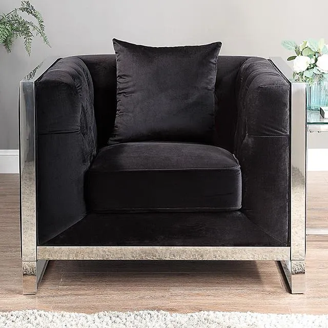 Furniture of America Evadne CM6748BK-CH Chair