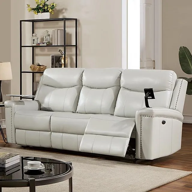 Furniture of America Florine CM6252LG-SF-PM Power Sofa