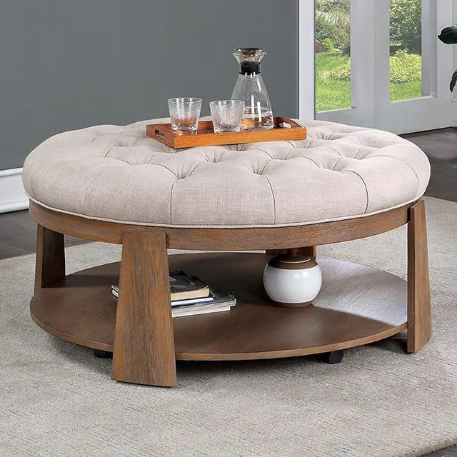 Furniture of America Guis CM4411BG-C Ottoman