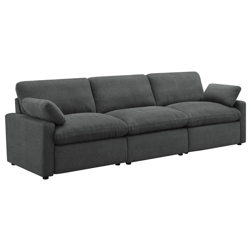 Coaster Furniture Collins 609531P Modular Power Sofa - Dark Grey