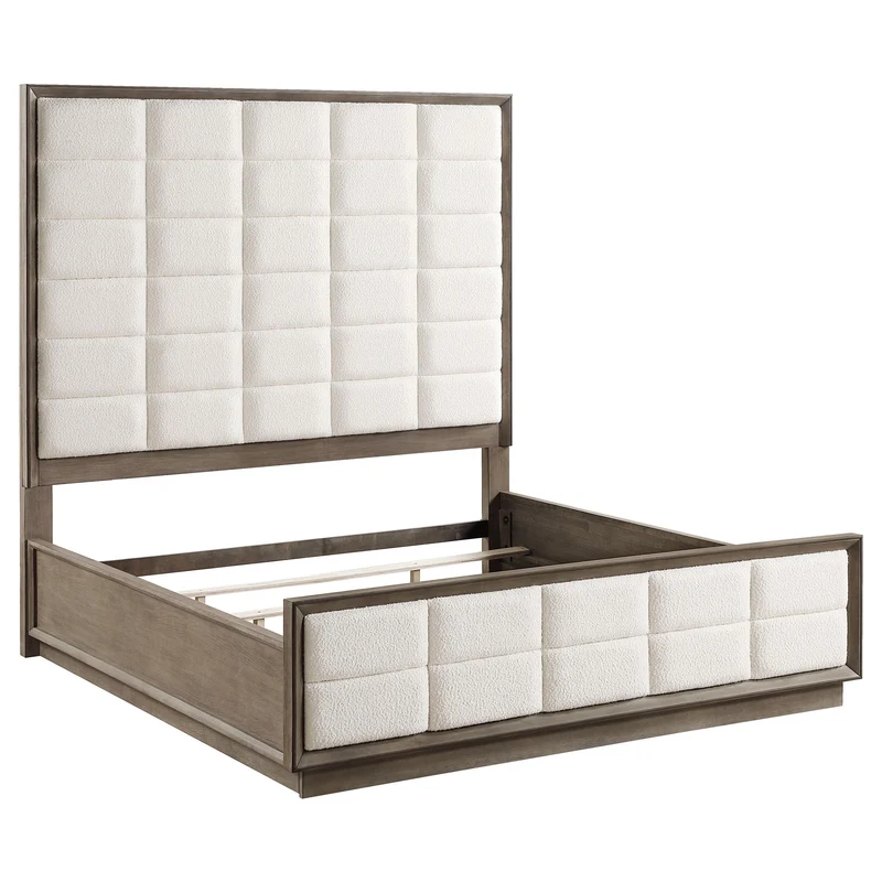 Coaster Furniture Durango 223271KE 80-inch Eastern King Panel Bed - Taupe Oak