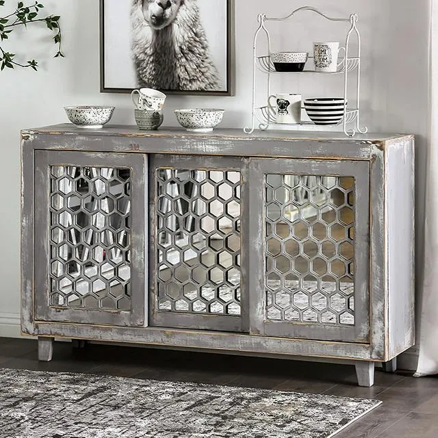 Furniture of America Brianna EM-AC091GY Cabinet