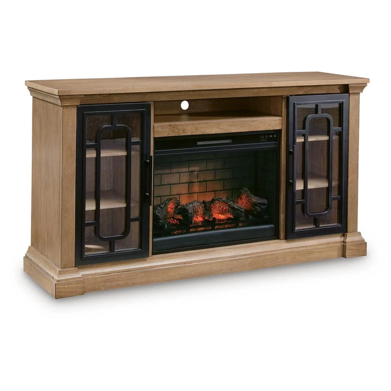 Signature Design by Ashley Wittenmyer W794W1 72" TV Stand with Electric Fireplace