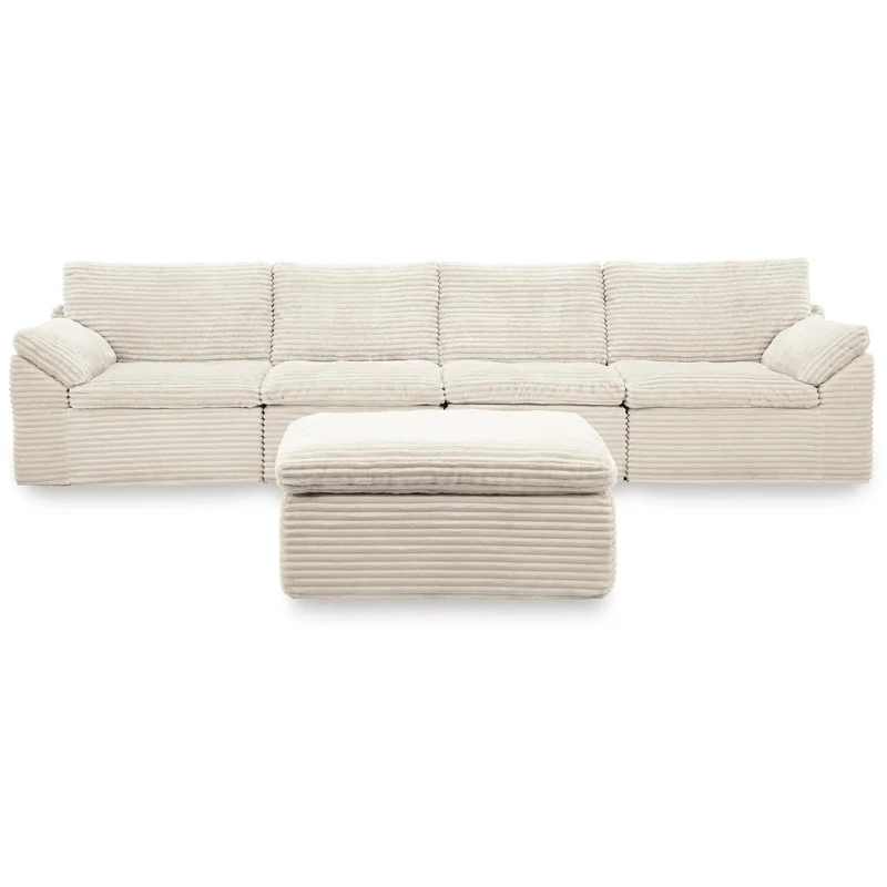 Signature Design by Ashley Fannin PC84304S1 4 pc Sectional with Ottoman